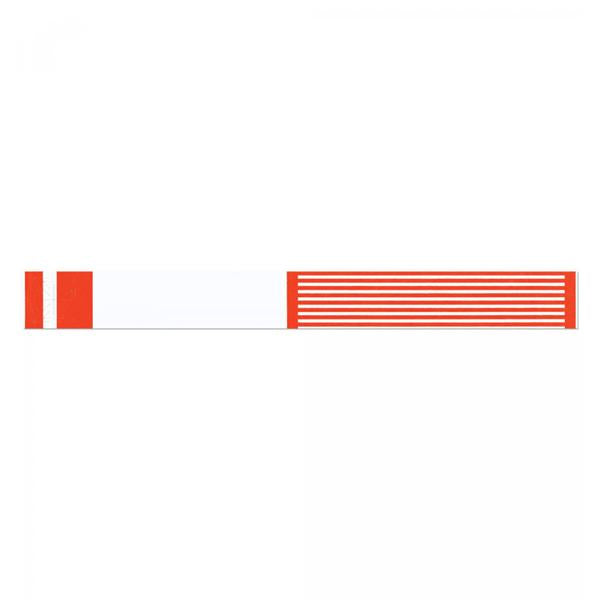 Wristband Identification Short Stay Tvk Red Adlt 6Ln/Imprnt/WrtOn/Lbl 1000/Box